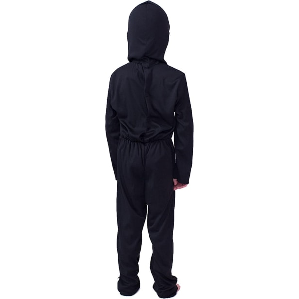 Barn Skelett Flaggermus Kostyme Halloween Rollespill Jumpsuit 140cm