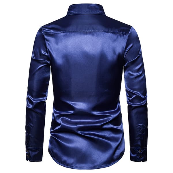 Herrar Glittrande Sekvens Disco Party Klänningar Blue S