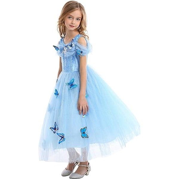 Prinsesse Kostyme Kjole Jul Halloween Bursdag Rollespill Cosplay Kostyme 110