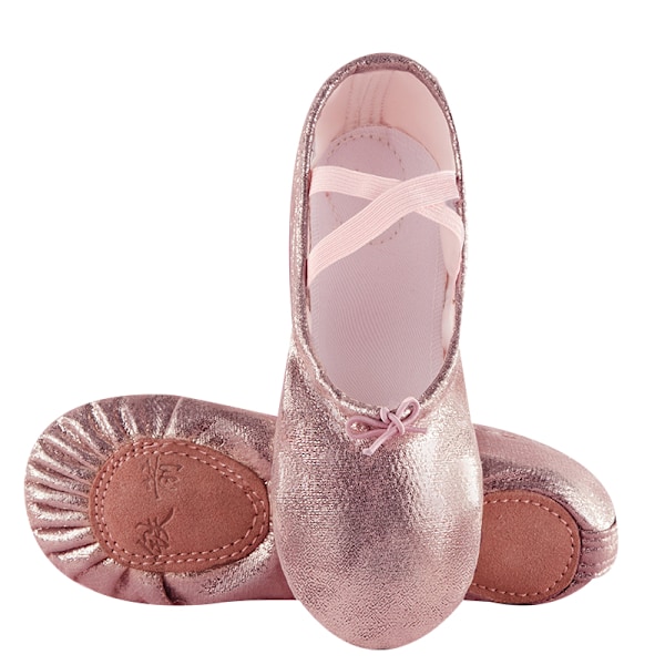 Flickskor för flickor, glitter balettskor 27