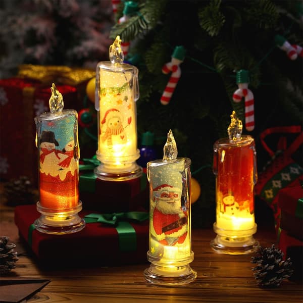 3 stk. Julelys uden flamme til hjemmet Set 1