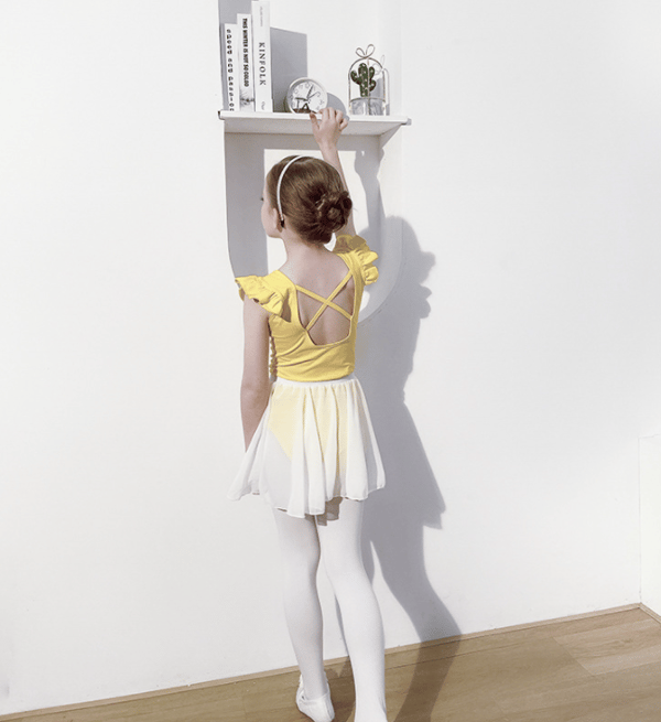 Ärmlös set för barn yellow 160