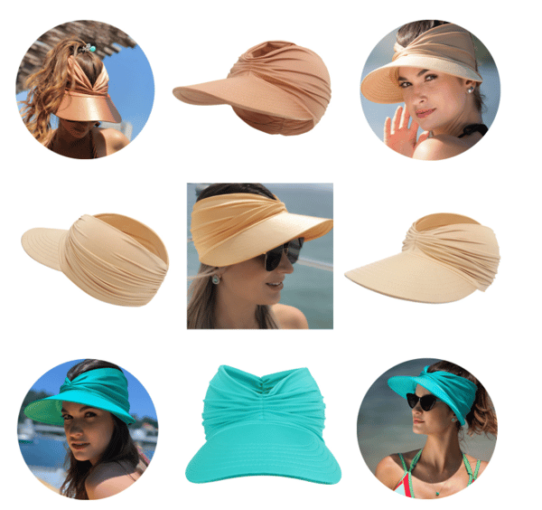 Den nya tomma topp 50 + cap rose red