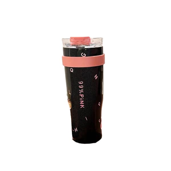 1200ML Handtag Stor Kapacitet Rostfritt Stål Mugg Black