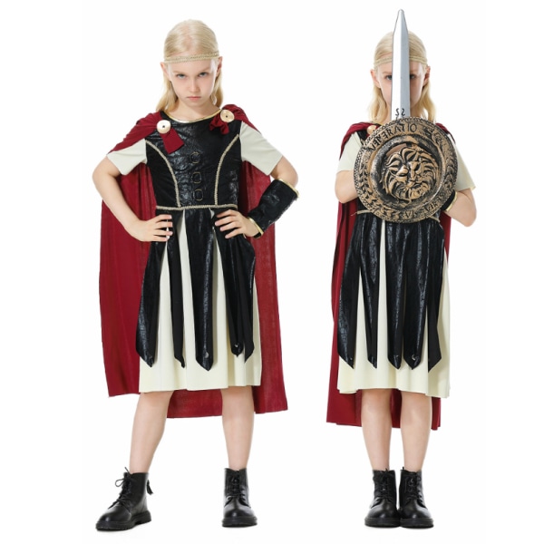 Roman Warrior set för pojkar, flickor, män Girl-XL