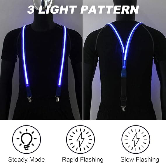 Valoavat Hinkkarit LED-juhlatarvikkeet Blue