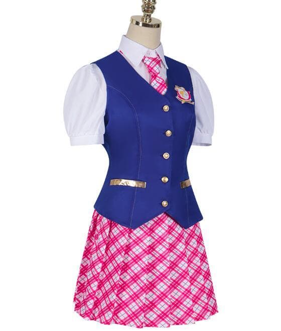 Barbie Cos Tøj Kvinders Fuld Sæt til Voksne Blue M