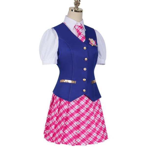 Barbie Cosplay Kläder för Kvinnor - Fullt Set för Vuxna Blue 2XL