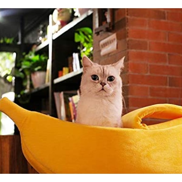Söt Banana Pet Bed House yellow S