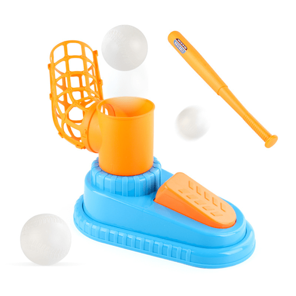 Baseball Pitching Machine til Småbørn - Pop A Pitch Baseball Batting Machine med Ungdomsbat