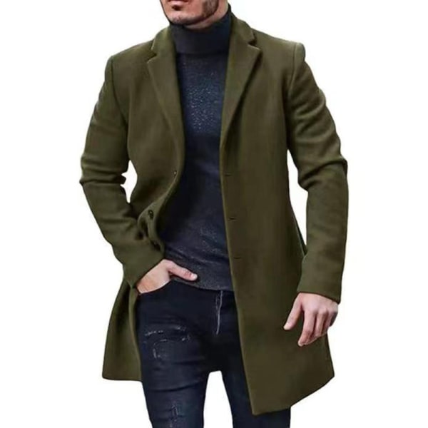 Herrkappa Slim Fit Höst Vinter green 2XL