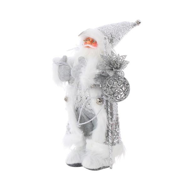 Stående Julemand Mini Figur - Julepynt Ornament Style 3