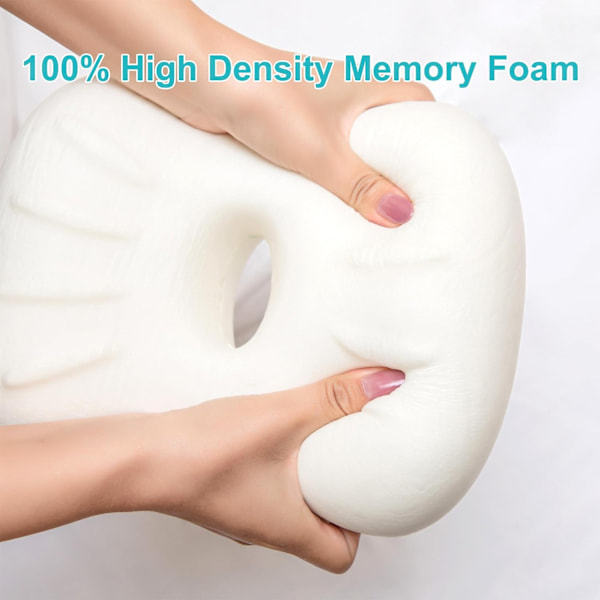 Benstödskudde för ben och knän i skum för sidosovare - Memory Sleeping Mint