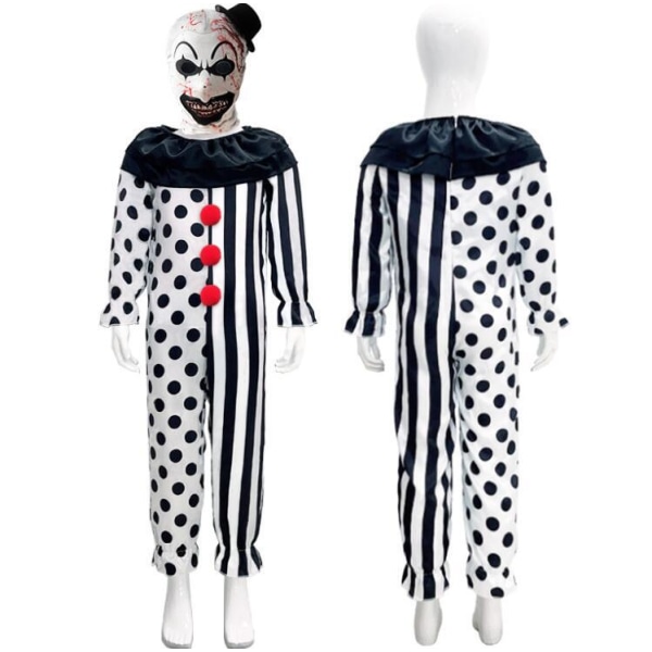 Halloween Barnkostym för Barn - Clowndräkt Style3 140
