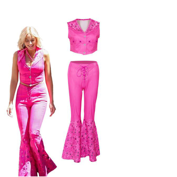 Cosplay Real Barbie Vuxen Klänning Kjol STYLE 1 XS