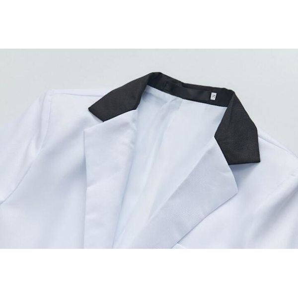 Herre Enkeltknappet Casual Suitjakke White M
