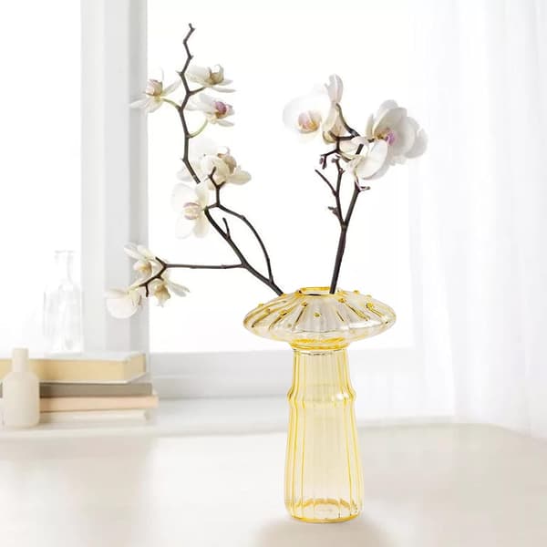 Hydroponiska växtvaser Mushroom Glas Bud Vases Style 3