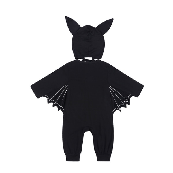 Baby Halloween Bat One-Piece Byxa Set black orange M