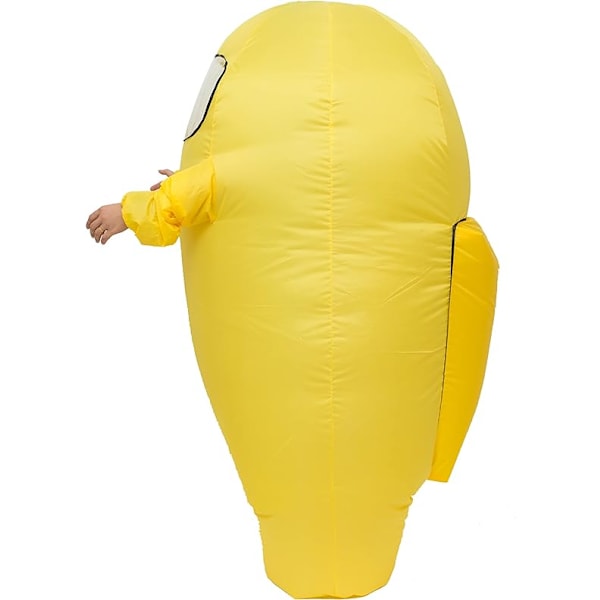Uppblåsbar Astronaut Rymddräkt Uppblåsbar Dräkt Helkroppsdräkt Halloween Cosplay Dräkter Yellow Kid