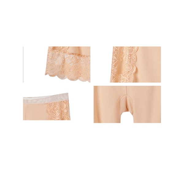 Slipshorts för under klänningar, dam, anti-skav underkläder Khaki XL