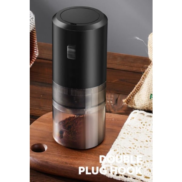 Bærbar USB Hjem Elektrisk Kaffe Kvern Red