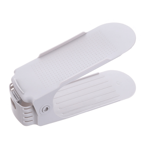Shoe Organizer dubbla lager skor förvaringsställ grey