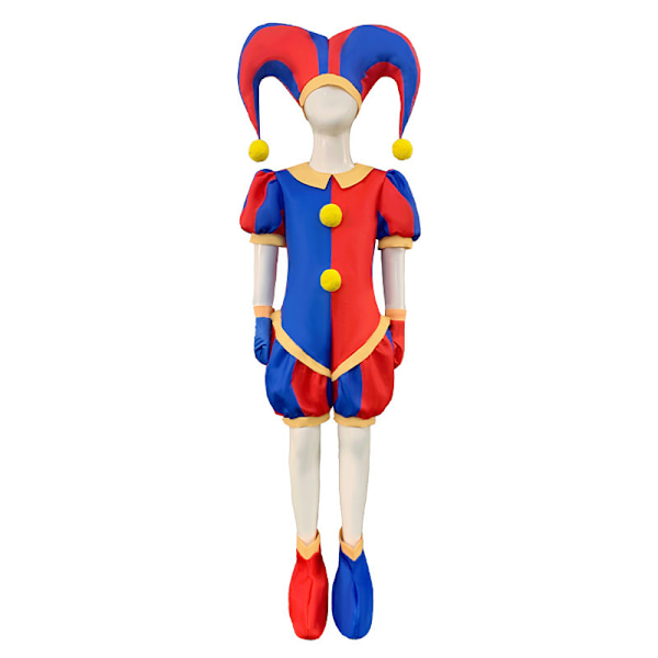 Digital Circus Kostyme for Barn Pomni Kostyme Jumpsuit Style 6 170