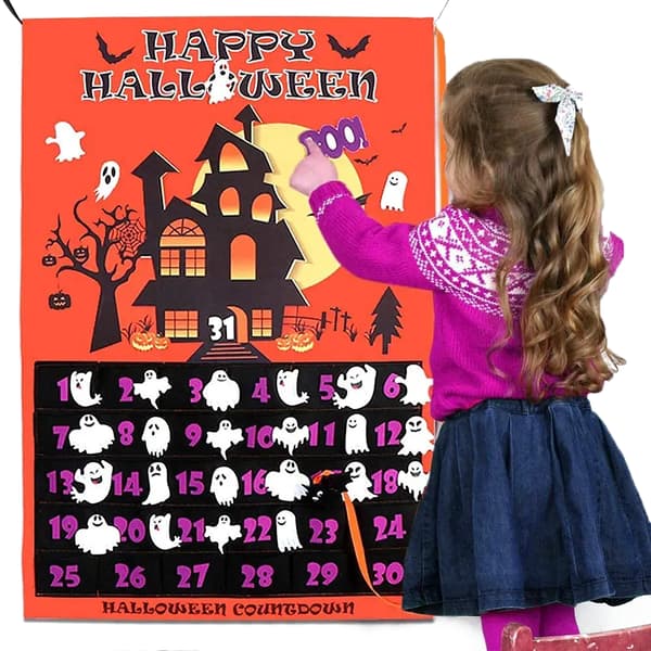 Halloween nedräkningskalender Orange