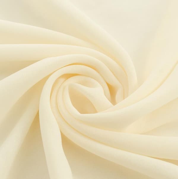 120*28 Tommer Solid Farge Chiffon Bordløper Yellow