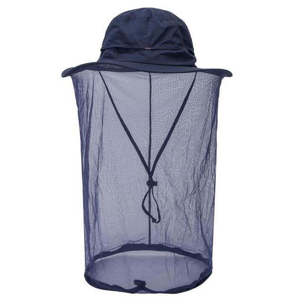 Utomhus Storbrättad Mesh Solhatt Dark blue