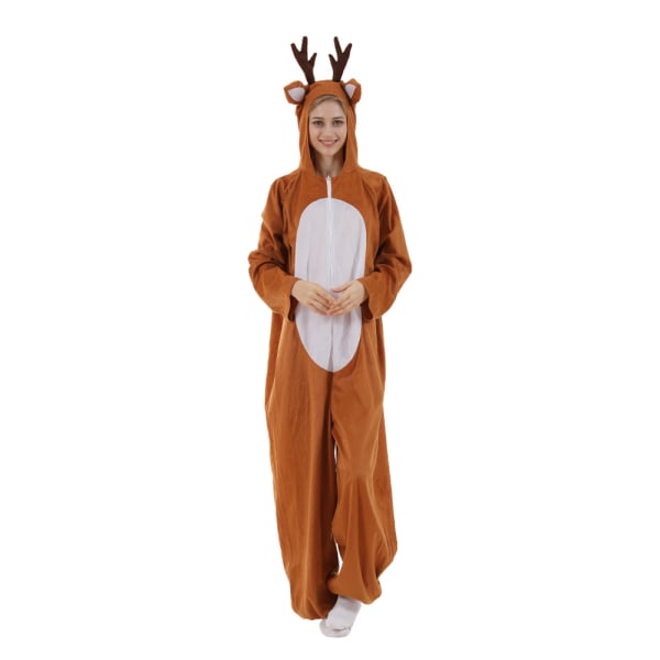Unisex Djur Onesie Pyjamasdräkt Halloweenfest Onesie för män och kvinnor L