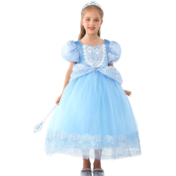 Prinsessdräkter Flickor Cosplay Dress Up 110