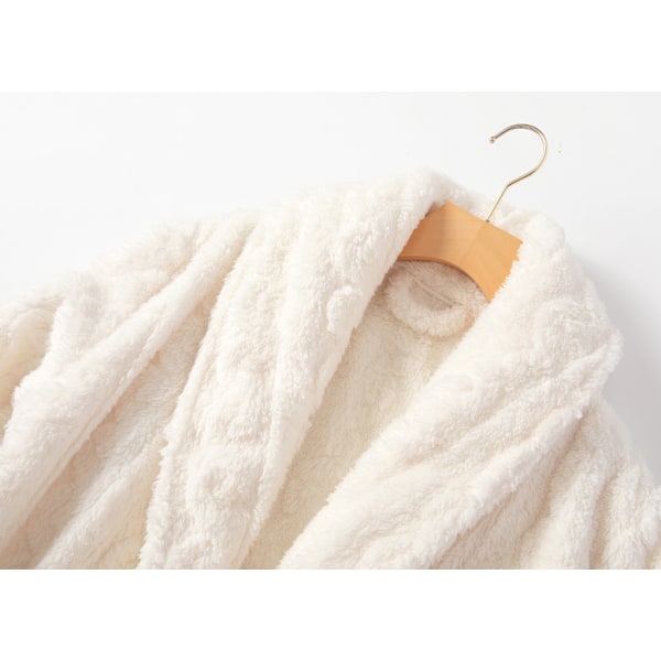 Män och Kvinnor Terry Shawl Turkisk Badrock White M