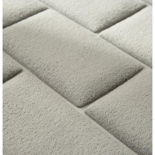Superabsorberende Hurtigtørrende Badeværelsessvamp Gulvmåtte Gray 50*80CM