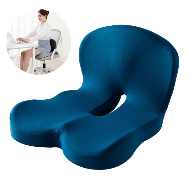 Memory Seat Cushion for Office Chair, Ergonomic Cushions Pad Pillow for Pressure Relief Sciatica