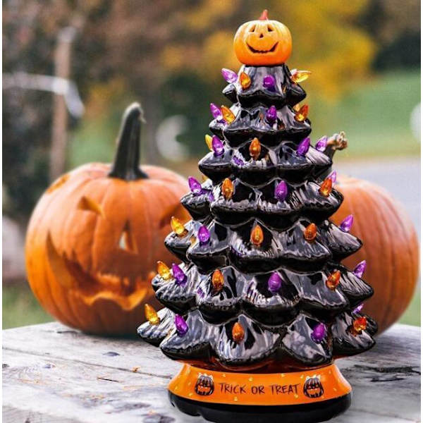 Halloween Ljuslykta Dekoration för Julgran 15CM