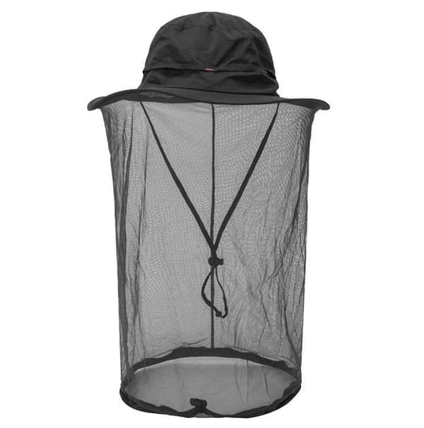 Utomhus Storbrättad Mesh Solhatt Black