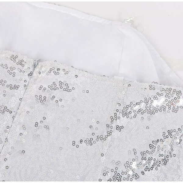 Barbie Cosplay Kläder för Kvinnor - Fullt Set för Vuxna Silver XL