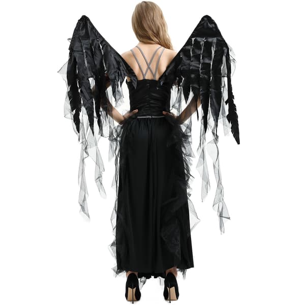 Kvinnors Fallen Angel Maskeraddräkt M