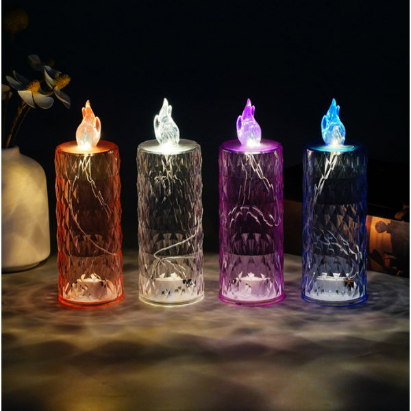 Flameless Candle Led Night Light Bordslampa Style 1