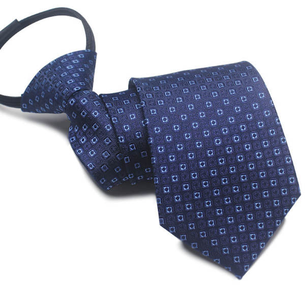 Klassisk silkesslips för män vävd JACQUARD-halsslips B7