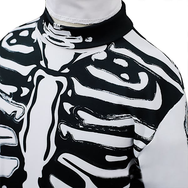 Skelettkostym för Barn Skelett Halloween Skelettkostymer för Pojkar M