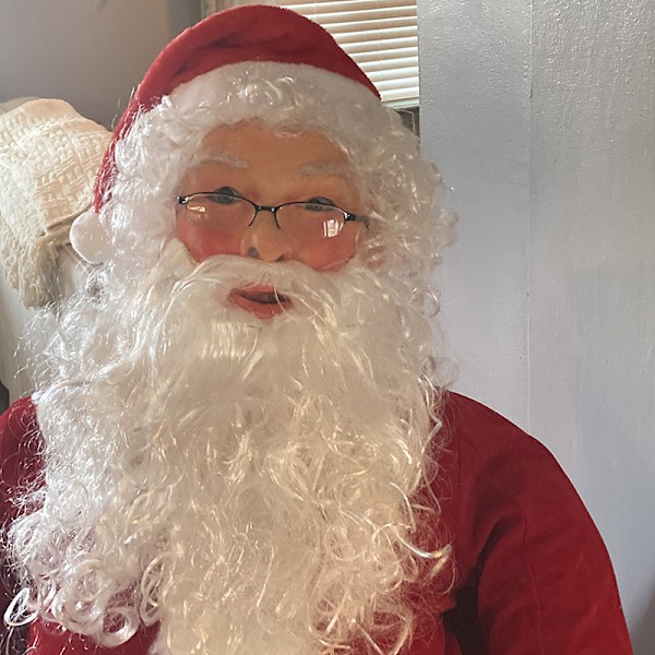 Realisttisk Jultomtemask i Latex för Juldräkt 45*25CM