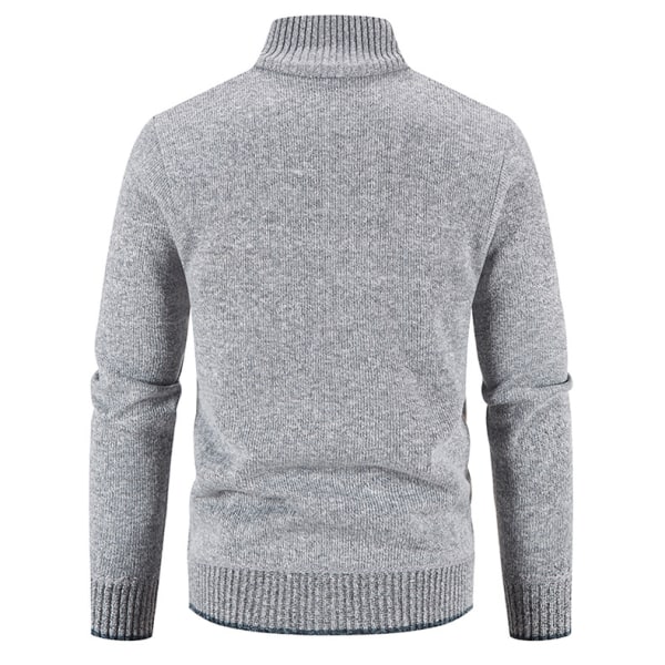 Stickade Casual Cardigans för män Light Grey M