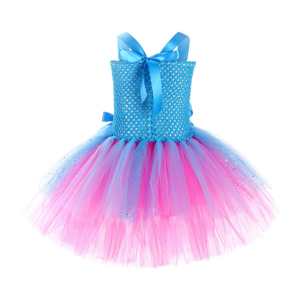 Tutu Dreams Elfdräkt för flickor med pannbandspärlor 3XL