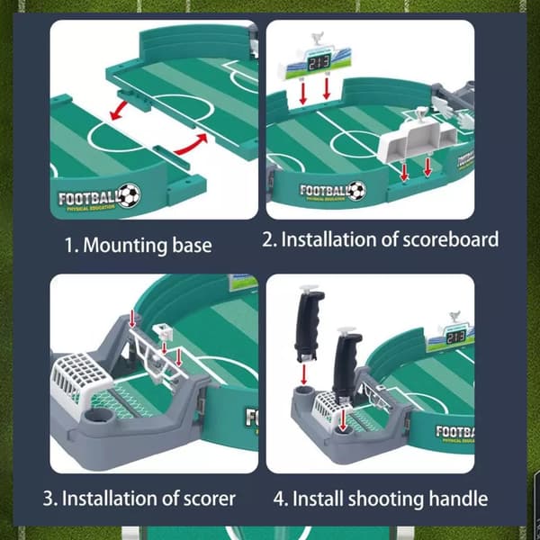 Shootout spel för bordsfotboll Green