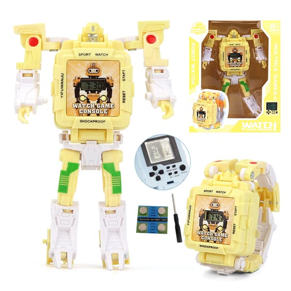 Robot Transformer Børneur Yellow