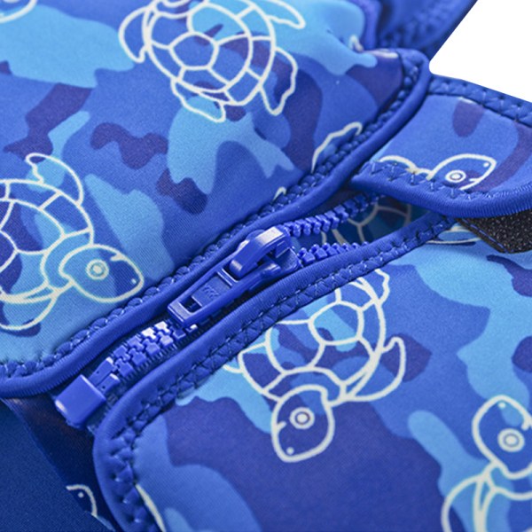 Simväst för barn Toddler Floaties Justerbar säkerhetsrem Simhjälpmedel blue L