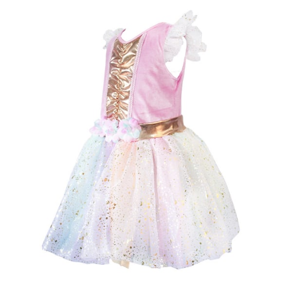 Unicorn Princess Dress Up kläder för små flickor L