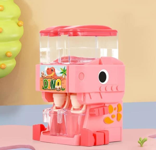 Barnas Dinosaur Dobbel Vannkjøler Leke pink